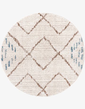 Ivory Aramis Round Rug