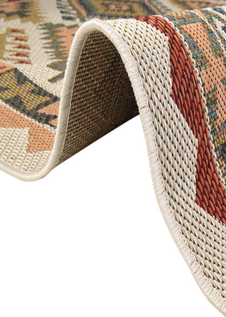 3' x 3' Easy-Clean Baja Indoor / Outdoor Round Rug