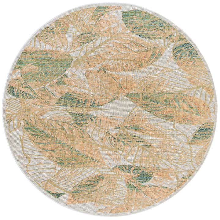 7' 10 x 7' 10 Easy-Clean Baja Indoor / Outdoor Round Rug