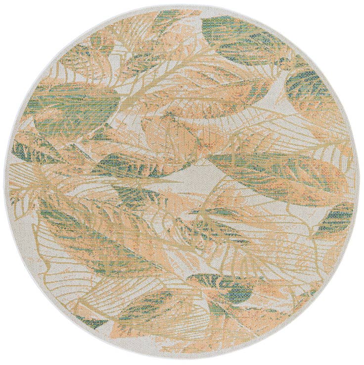 Detail image of 7' 10 x 7' 10 Easy-Clean Baja Indoor / Outdoor Round Rug