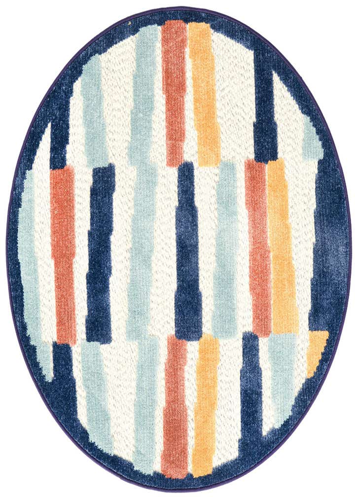 3' 3 x 3' 3 Easy-Clean Belize Indoor / Outdoor Round Rug