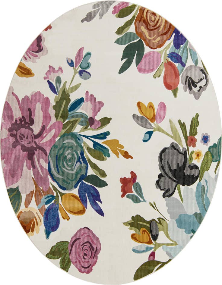 Detail image of 10' x 10' Blossom Round Rug