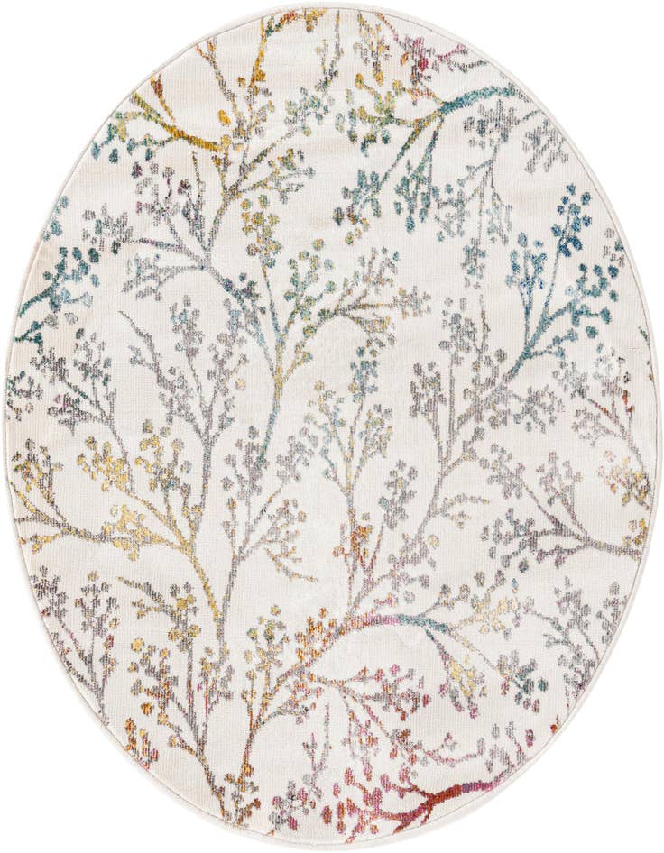 Detail image of 3' 3 x 3' 3 Blossom Round Rug