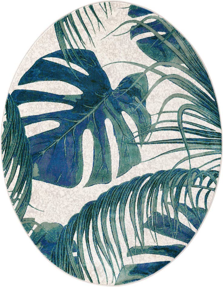 Detail image of 5' 3 x 5' 3 Blossom Round Rug