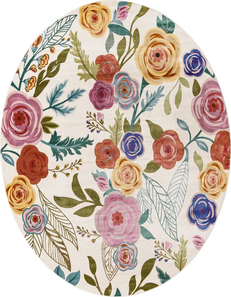 Detail image of 10' x 10' Blossom Round Rug