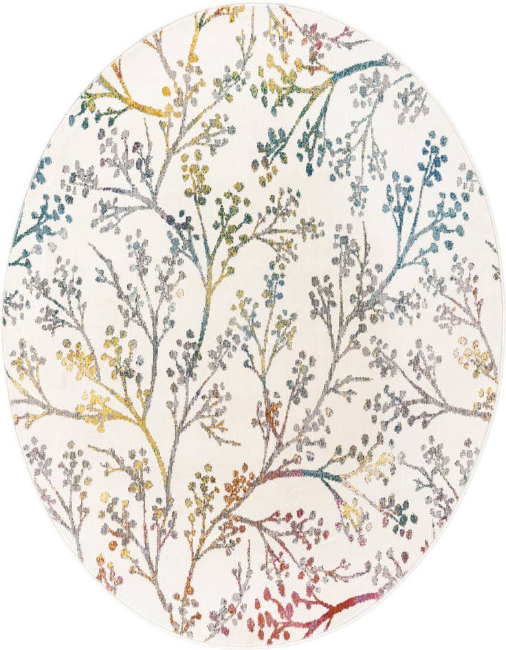Detail image of 4' x 4' Blossom Round Rug