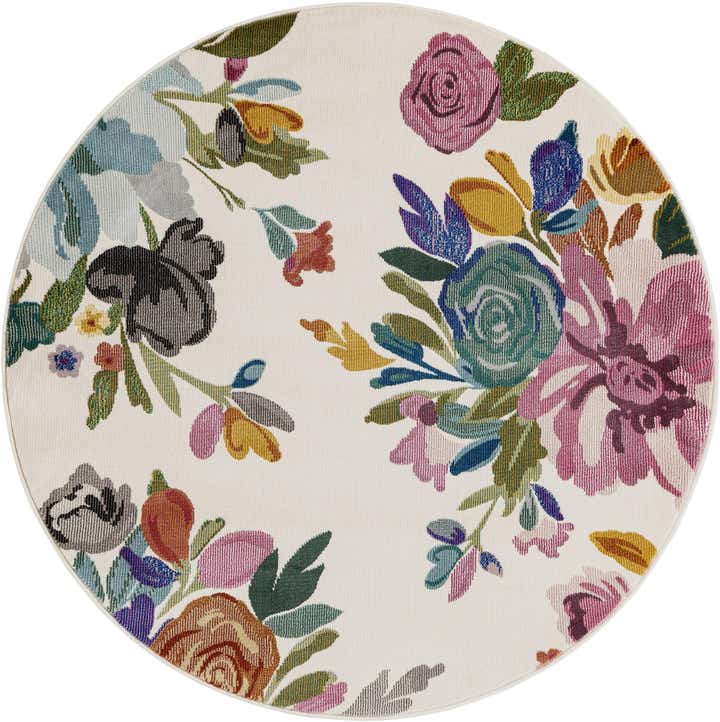125cm x 125cm Blossom Tapis Rond