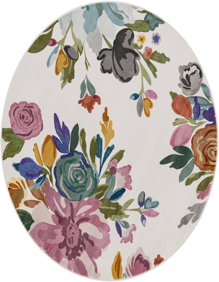 Detail image of 6' 1 x 6' 1 Blossom Round Rug