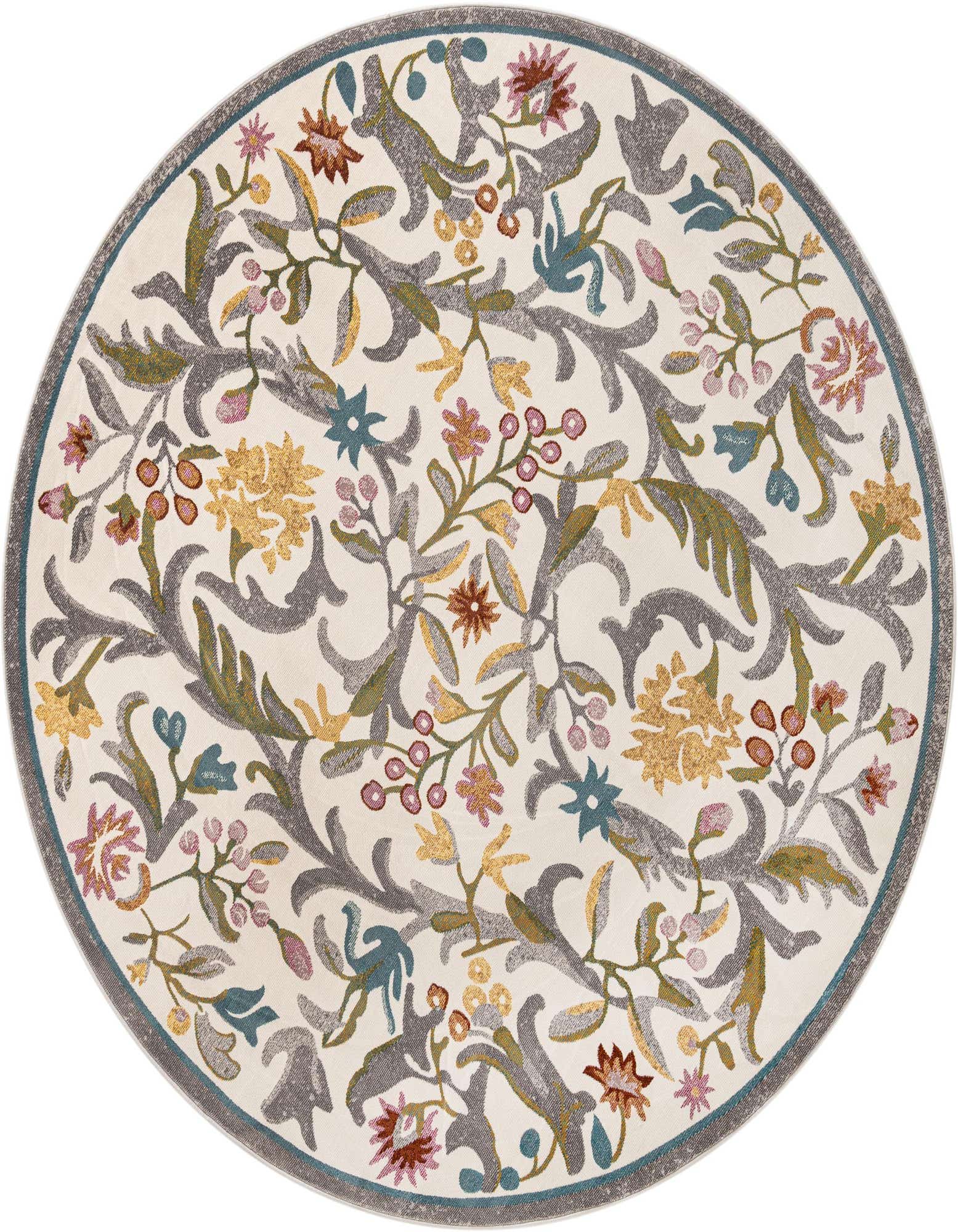 8' x 8' Blossom Round Rug