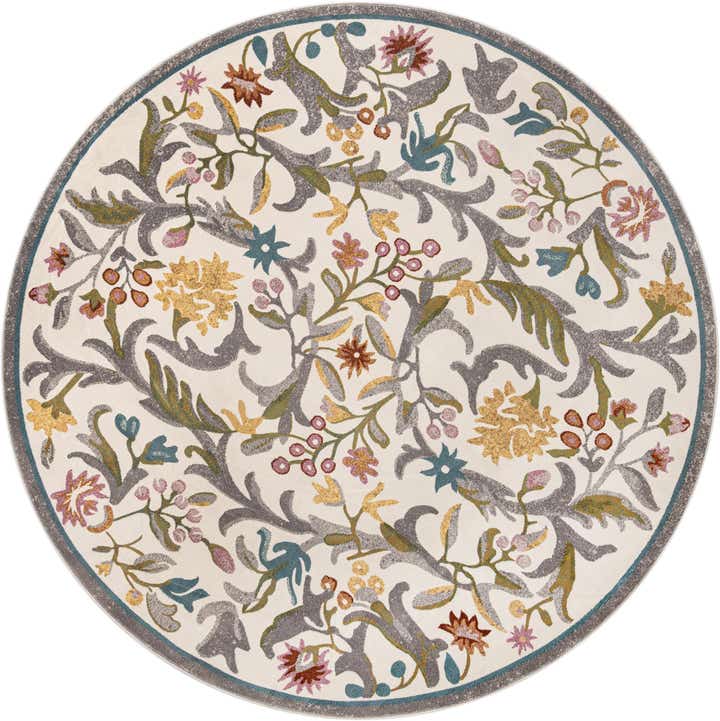 8' x 8' Blossom Round Rug