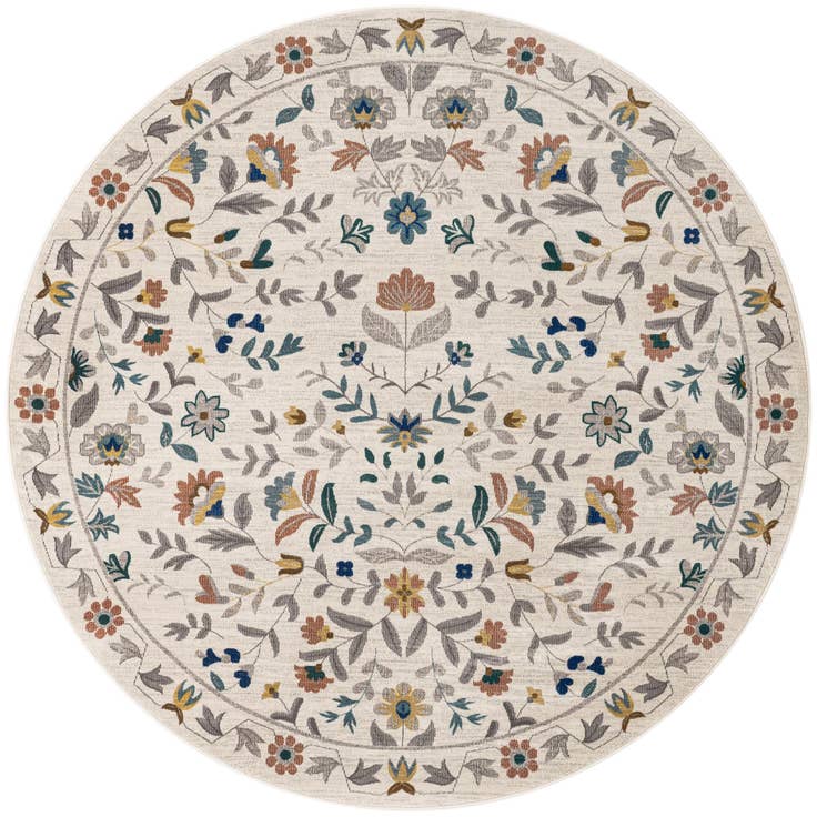 Detail image of 8' x 8' Blossom Round Rug