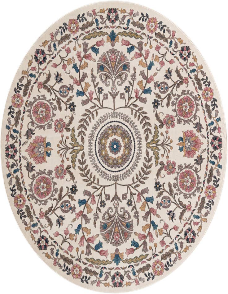 Detail image of 8' x 8' Blossom Round Rug