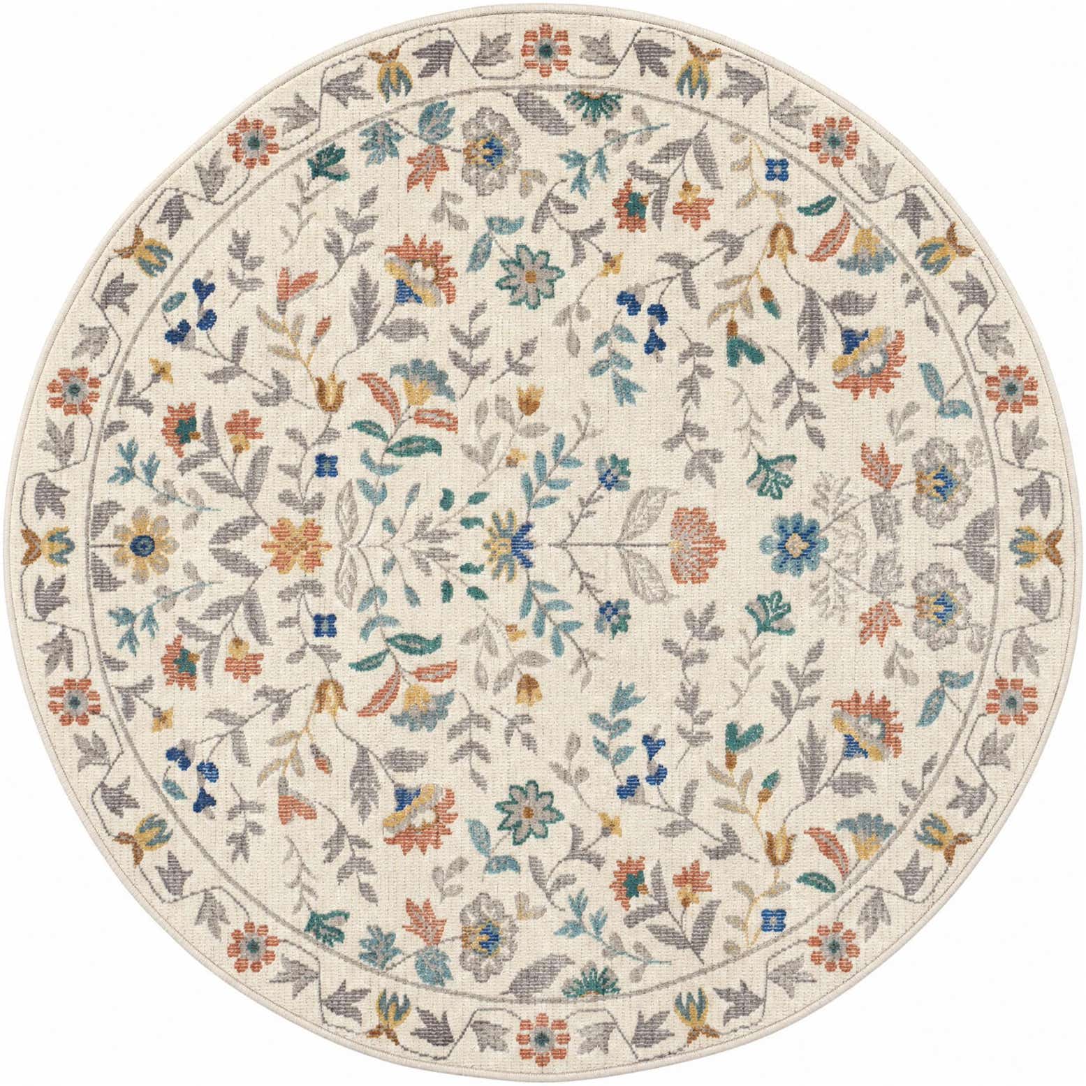 125cm x 125cm Blossom Round Rug