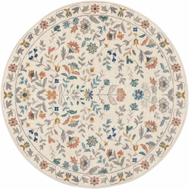125cm x 125cm Blossom Round Rug