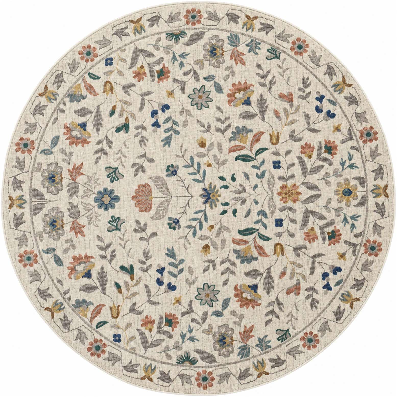 185cm x 185cm Blossom Alfombra redondo