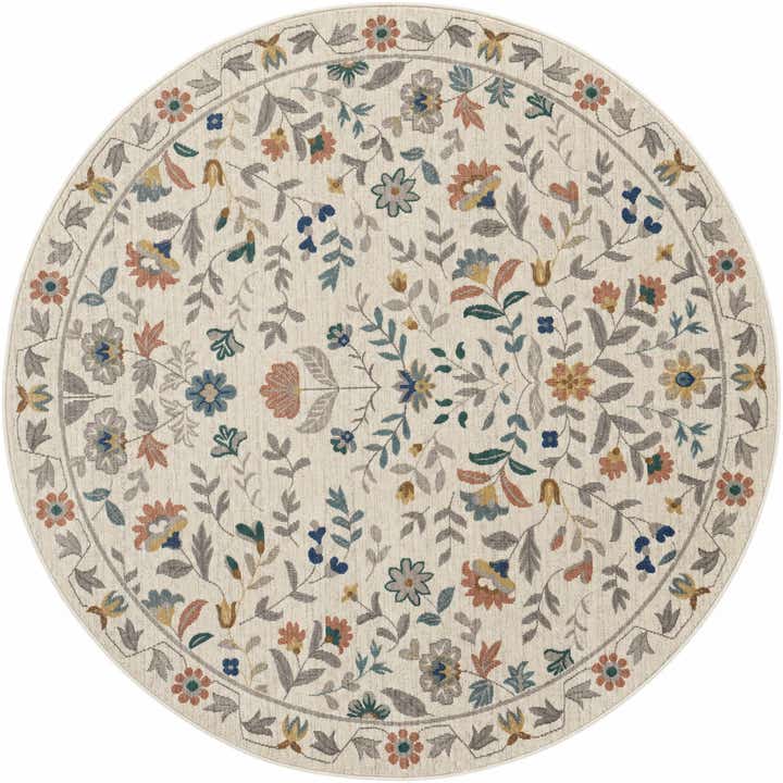 185cm x 185cm Blossom Round Rug