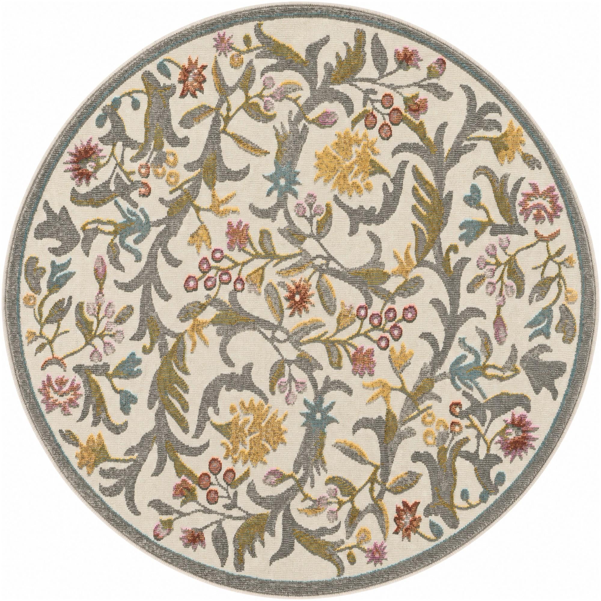 125cm x 125cm Blossom Round Rug