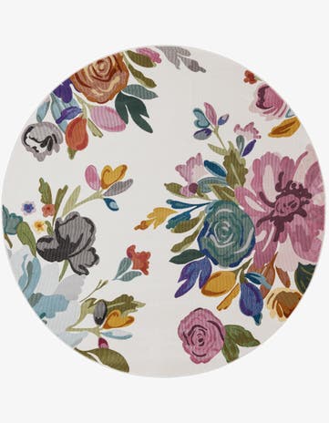 7' 10 x 7' 10 Blossom Round Rug