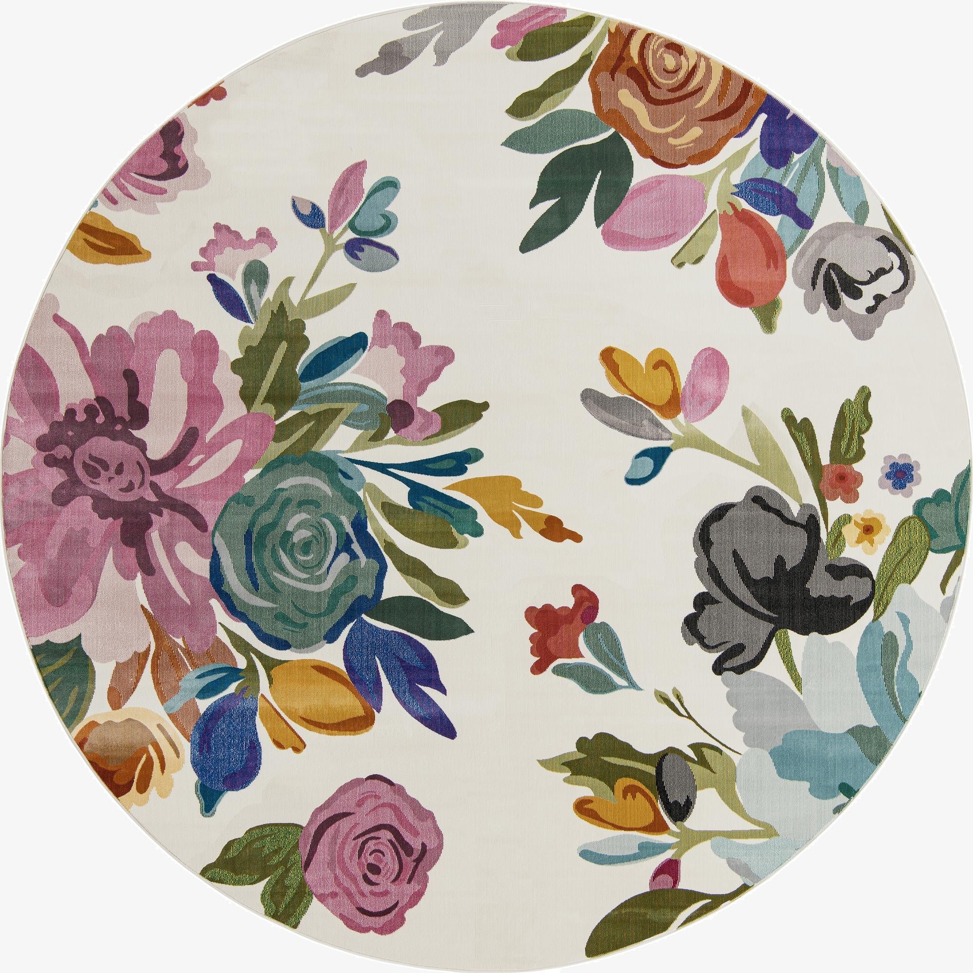 10' x 10' Blossom Round Rug