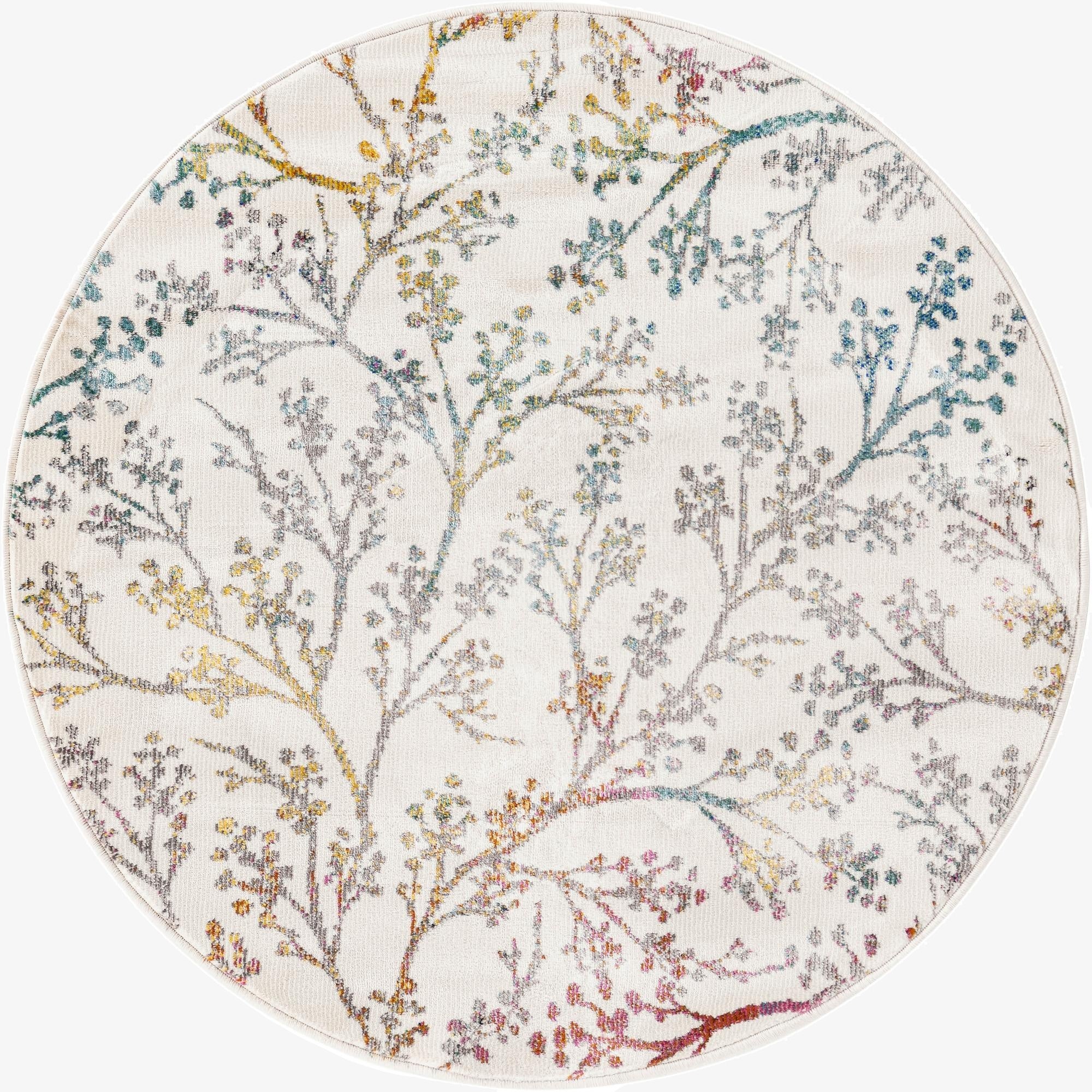 3' 3 x 3' 3 Blossom Round Rug