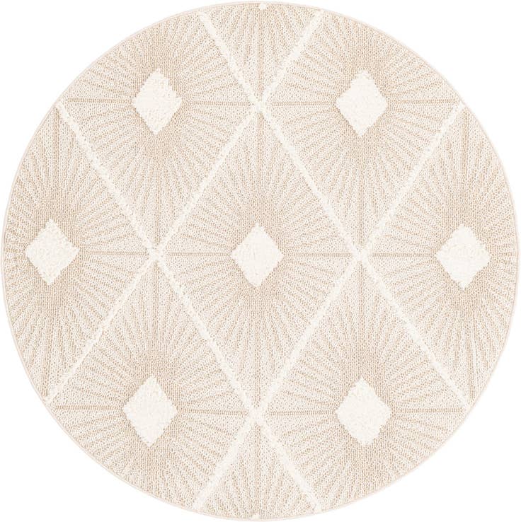 Detail image of 5' 3 x 5' 3 Boho Round Rug