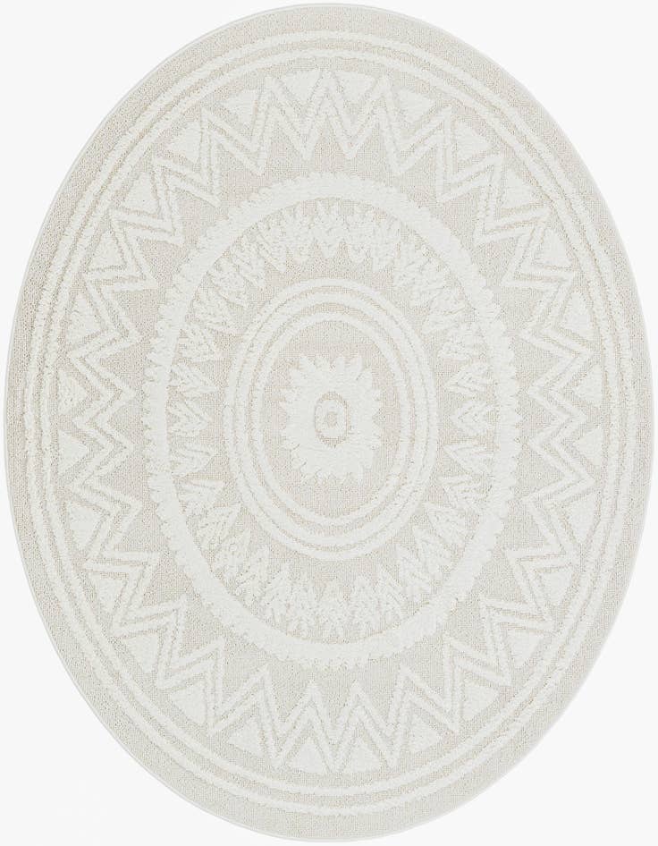 Detail image of 7' 10 x 7' 10 Boho Round Rug