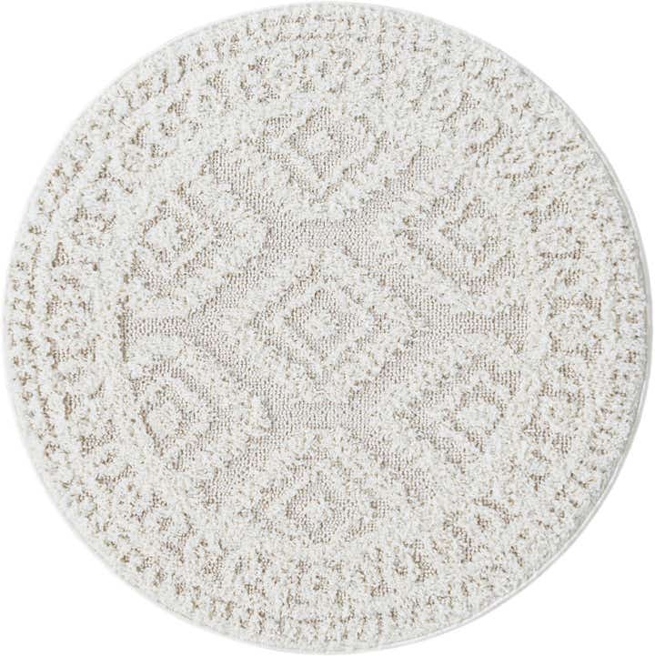 3' 3 x 3' 3 Boho Round Rug