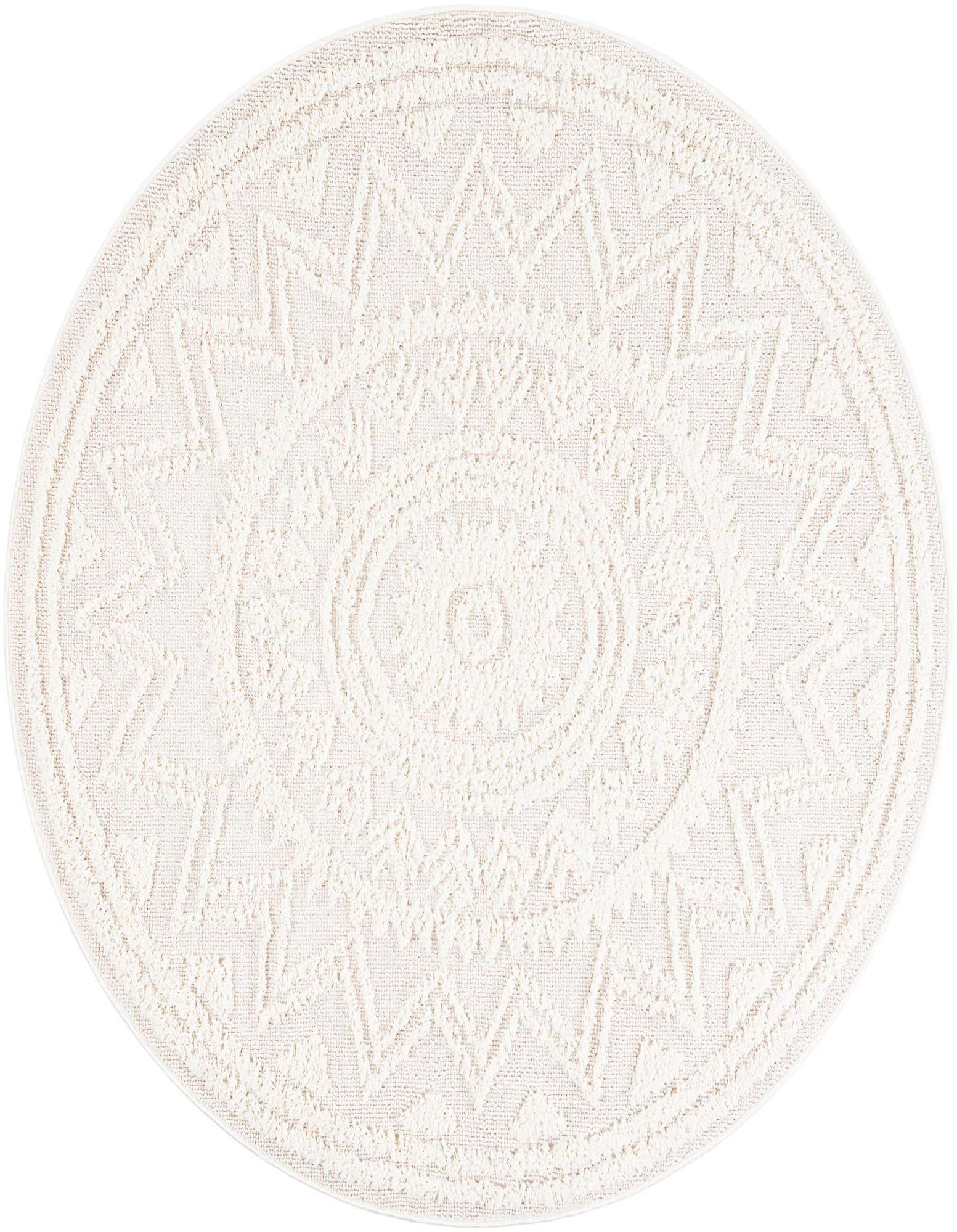 6' x 6' Boho Round Rug