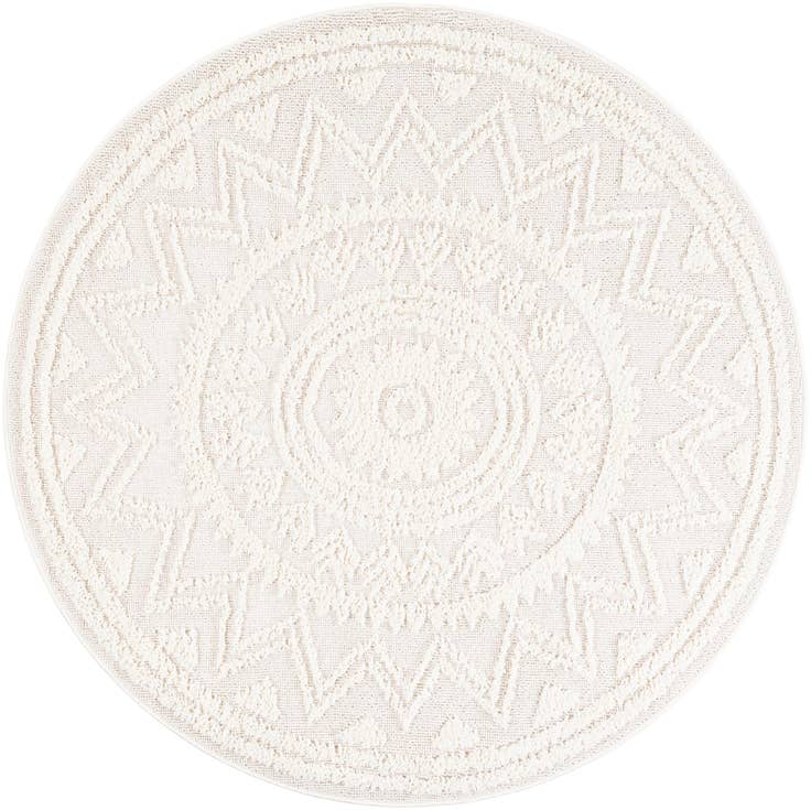 Detail image of 6' x 6' Boho Round Rug