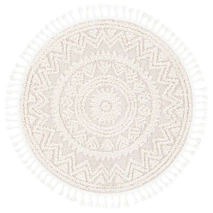 4' x 4' Boho Round Rug