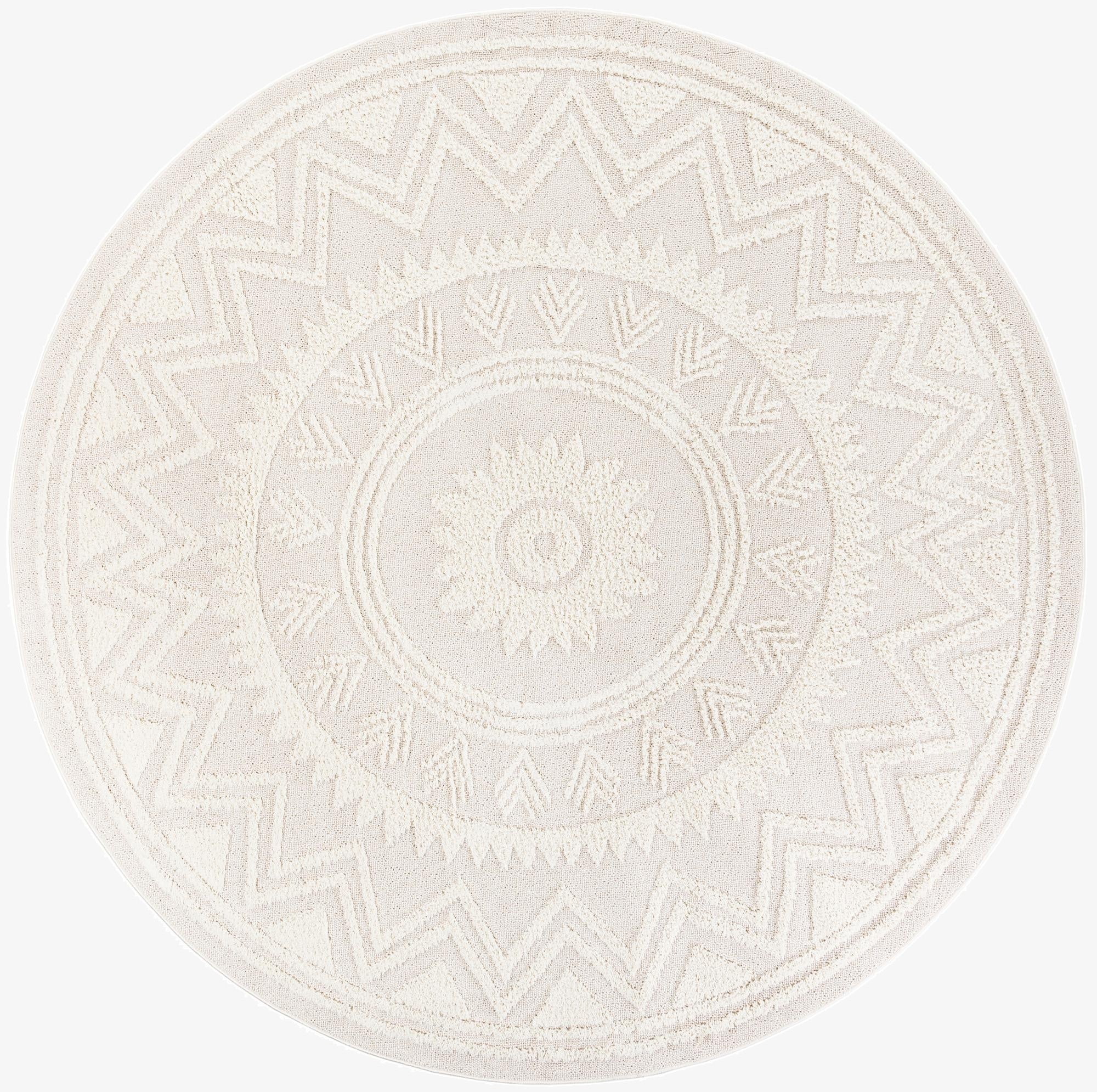 10' x 10' Boho Round Rug