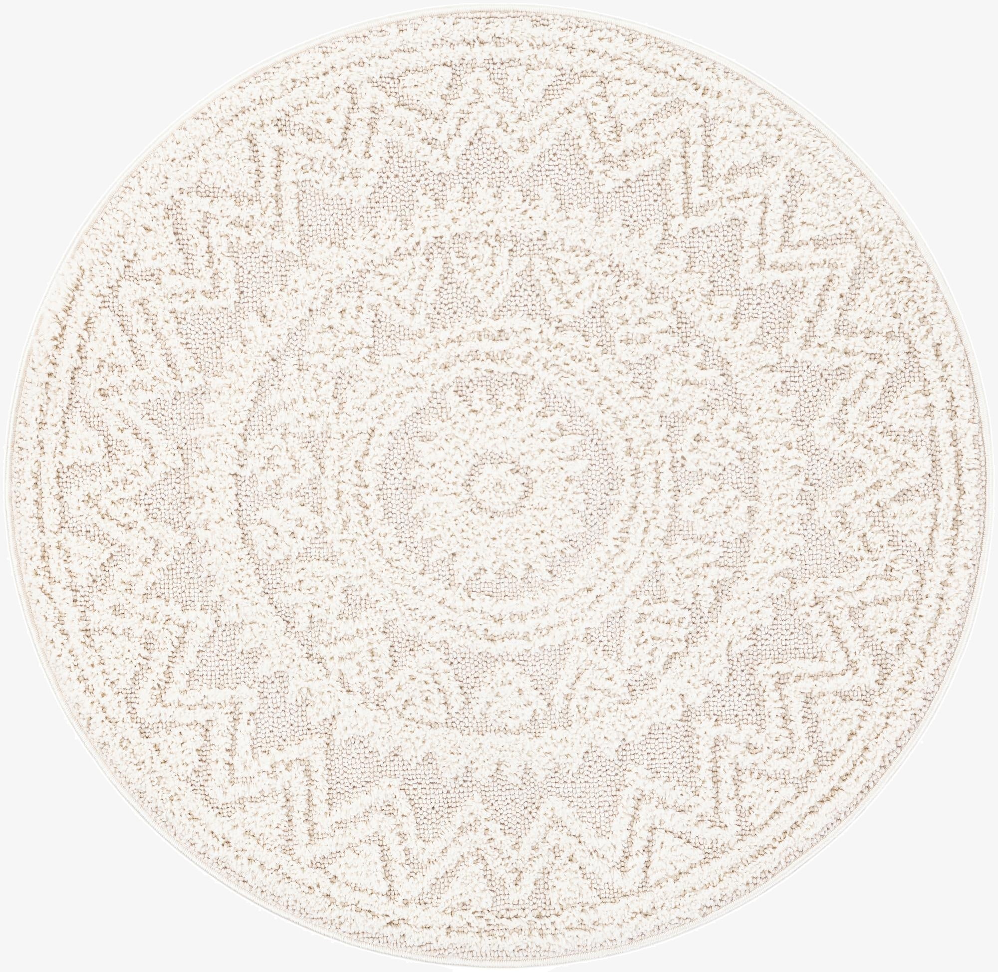 4' x 4' Boho Round Rug