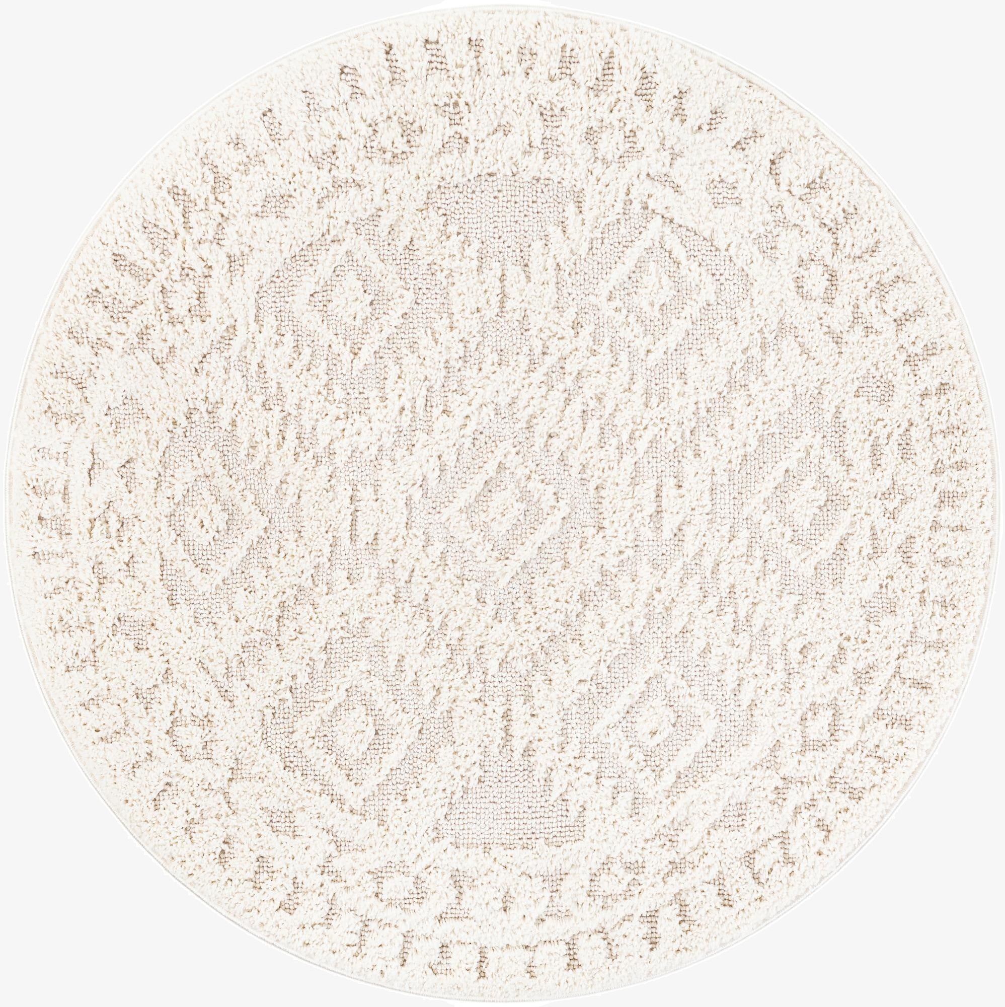 4' x 4' Boho Round Rug
