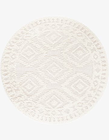 6' x 6' Boho Round Rug