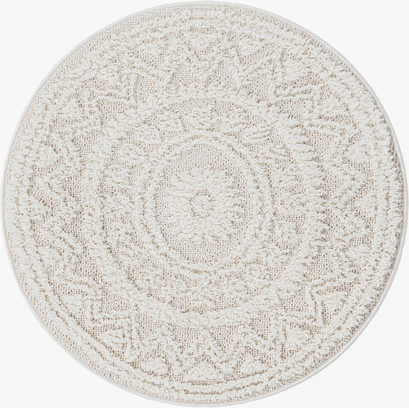 3' 3 x 3' 3 Boho Round Rug
