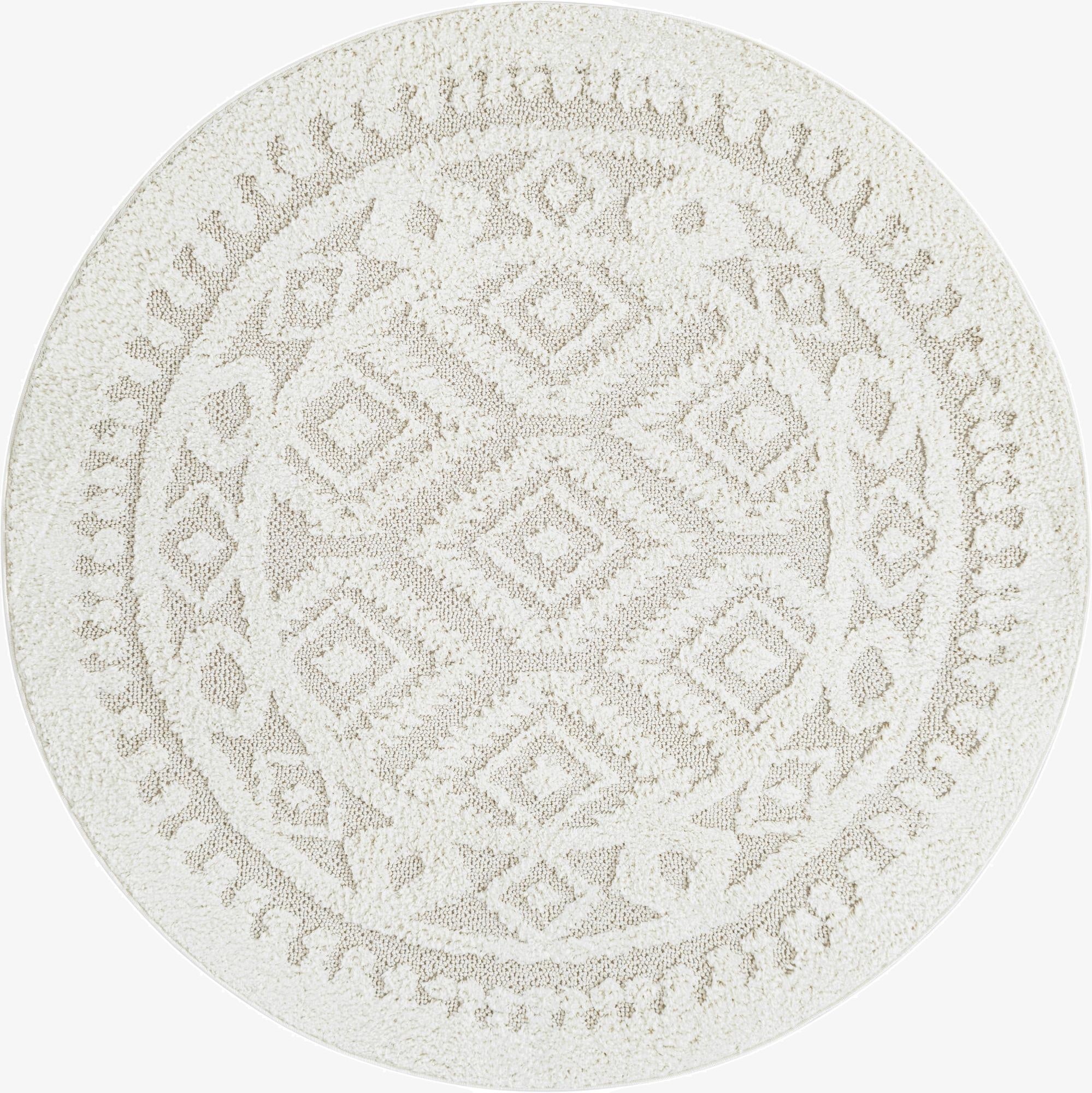 7' 10 x 7' 10 Boho Round Rug