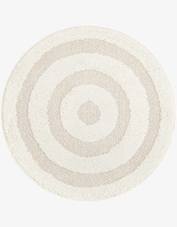 3' 3 x 3' 3 Boho Round Rug