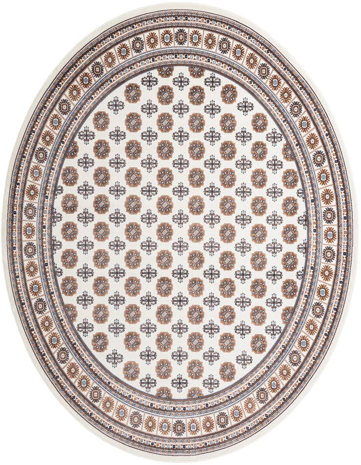 Detail image of 10' x 10' Bokhara Round Rug