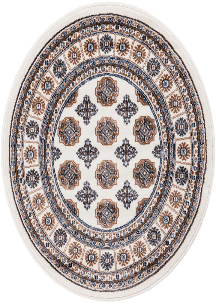 3' x 3' Bokhara Round Rug