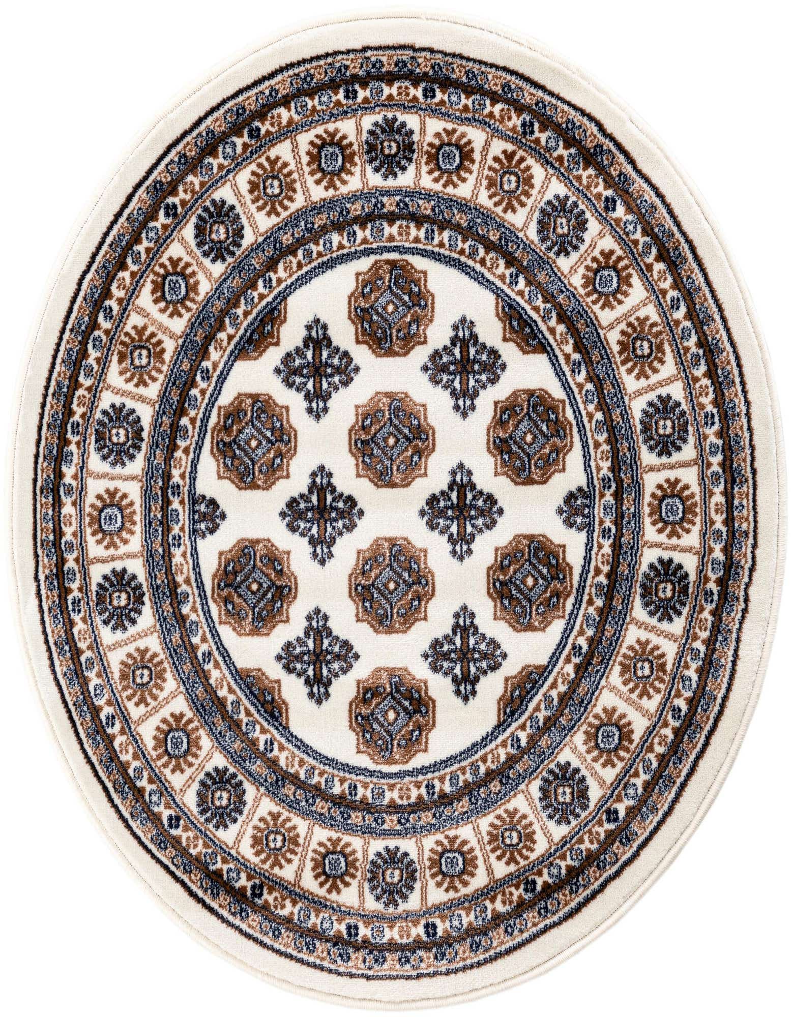 3' x 3' Bokhara Round Rug