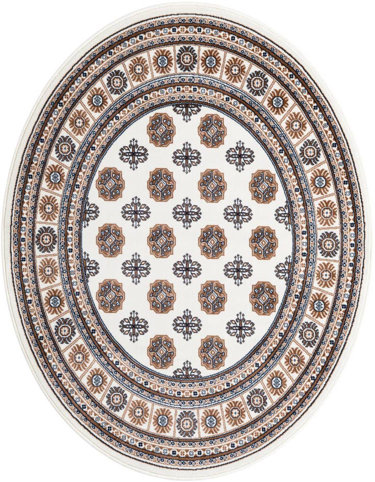 Detail image of 5' 3 x 5' 3 Bokhara Round Rug
