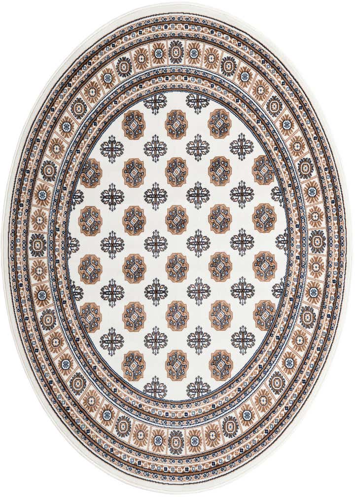 6' x 6' Bokhara Round Rug