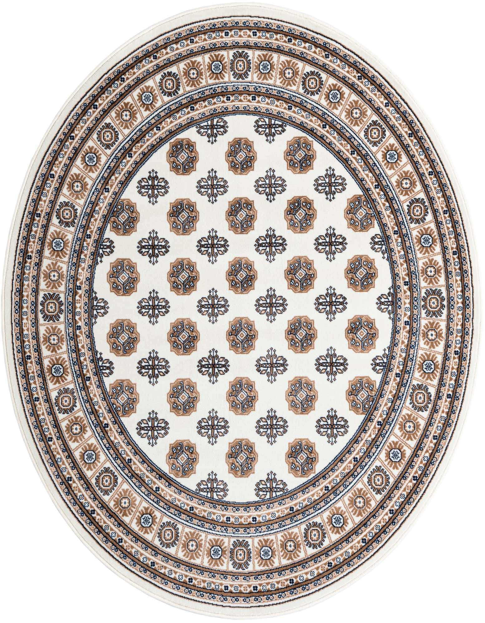6' x 6' Bokhara Round Rug