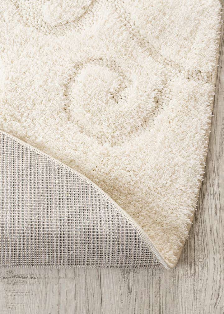 4' x 4' Botanical Shag Round Rug