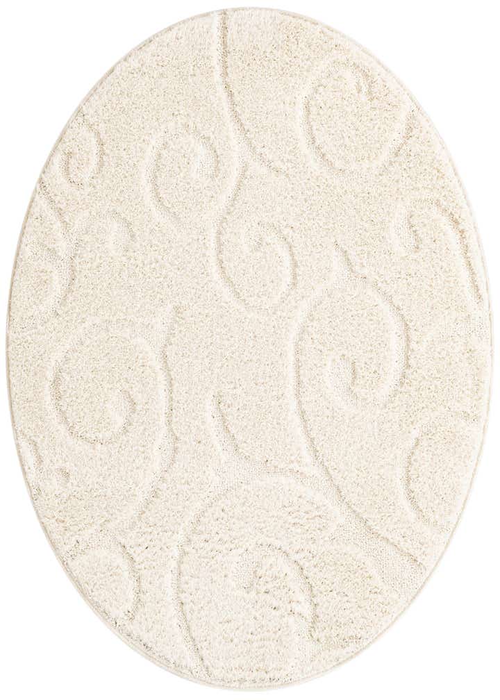 4' x 4' Botanical Shag Round Rug