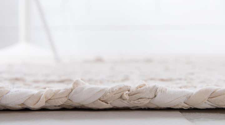 8' x 8' Handmade Braided Chindi Round Rug