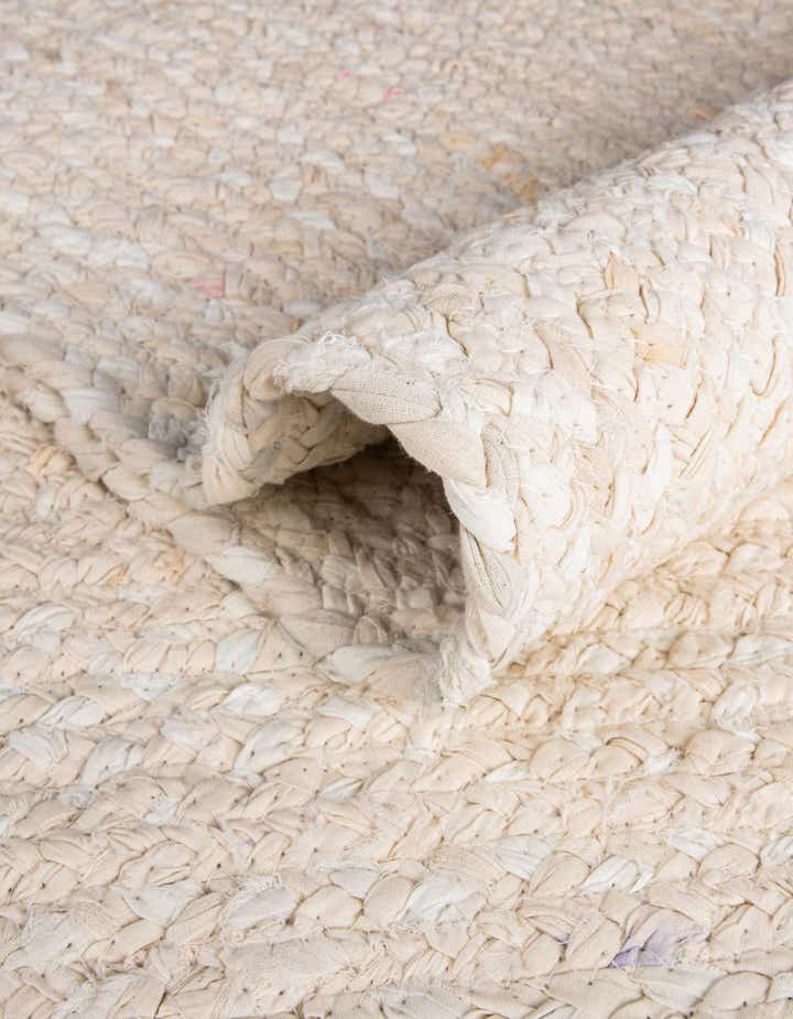 8' x 8' Handmade Braided Chindi Round Rug