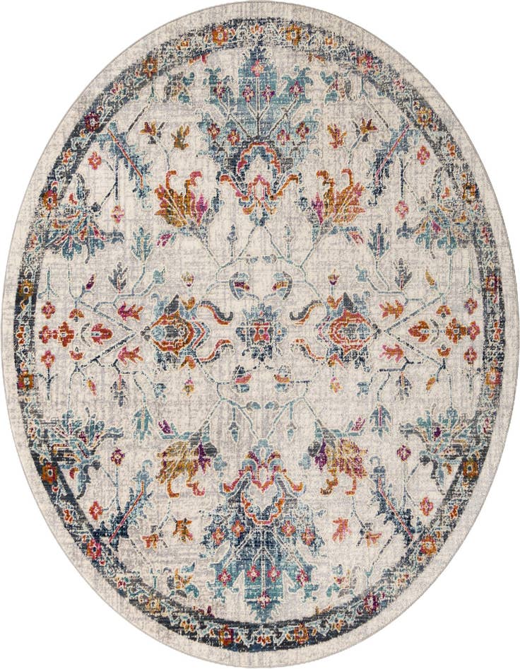 Detail image of 5' x 5' Budapest Round Rug