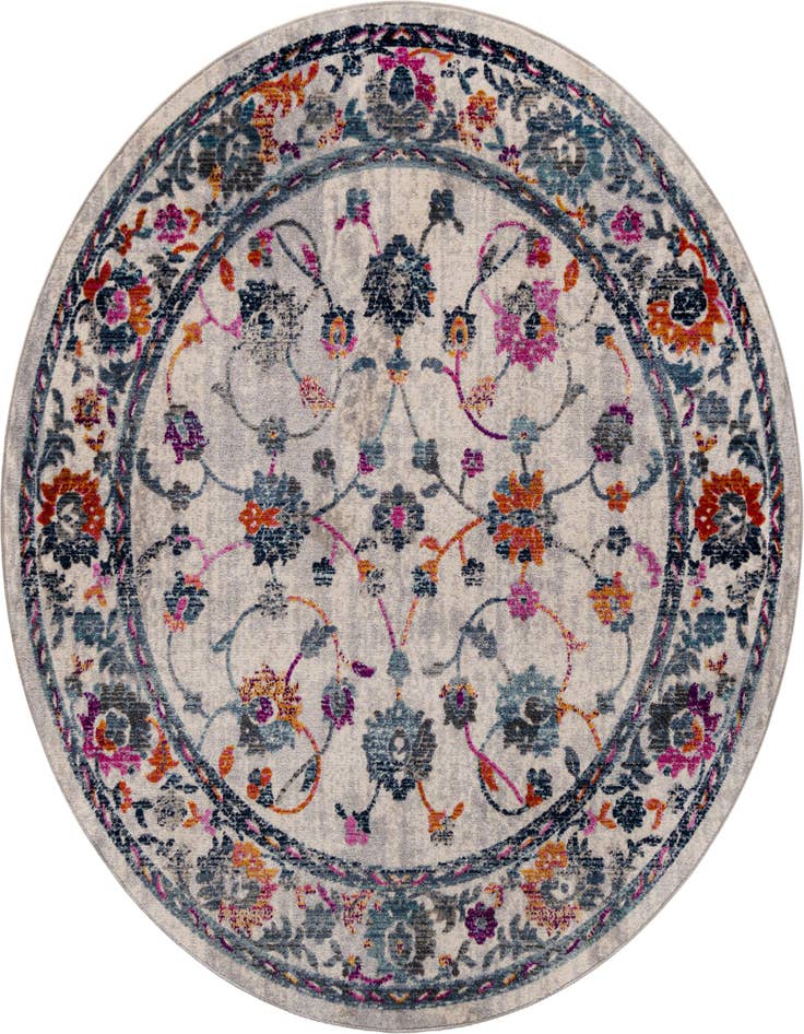 Detail image of 5' x 5' Budapest Round Rug