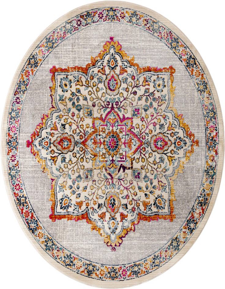 Detail image of 5' x 5' Budapest Round Rug